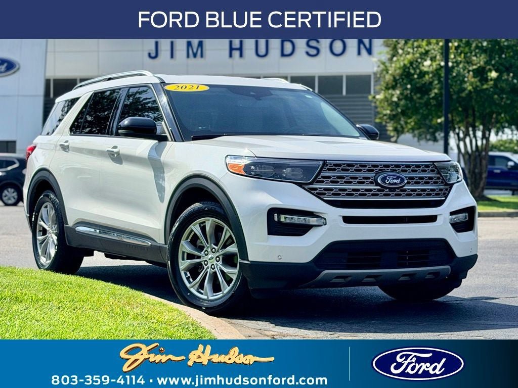 Certified 2021 Ford Explorer Limited w/ Equipment Group 301A RWD image 1