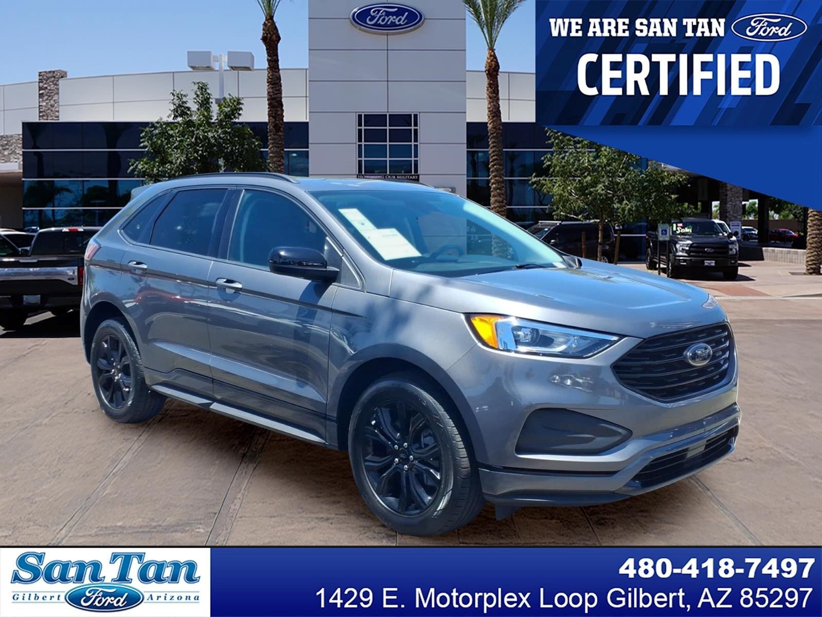 Certified 2022 Ford Edge SE w/ Black Appearance Package