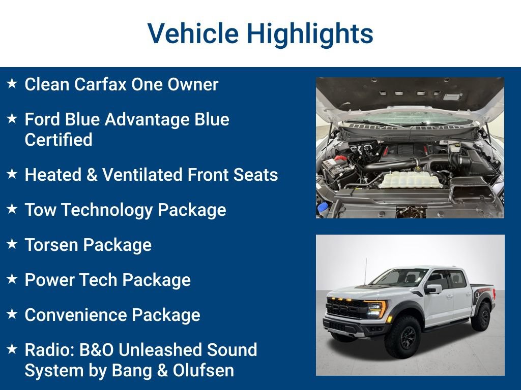 Certified 2021 Ford F150 Raptor w/ Equipment Group 801A High AWD/4WD image 3