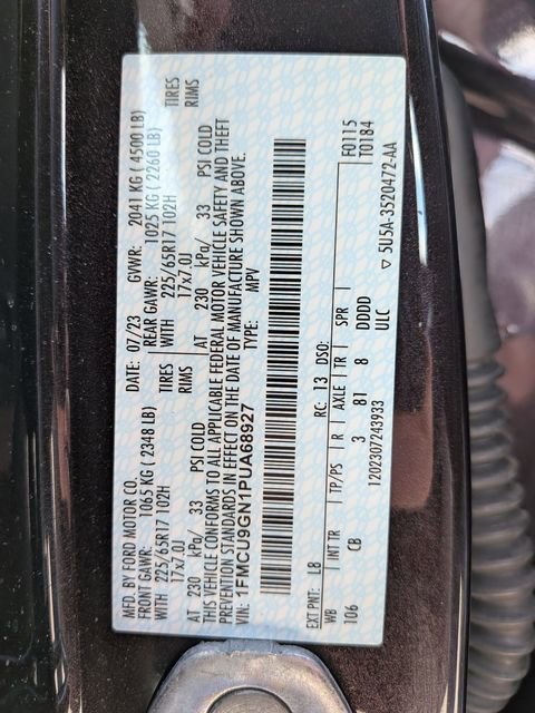 Certified 2023 Ford Escape Active AWD/4WD image 23