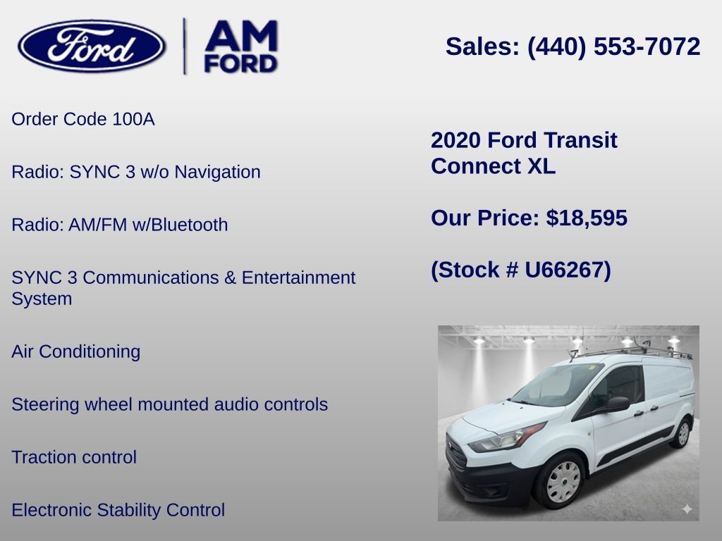 Certified 2020 Ford Transit Connect XL FWD image 6