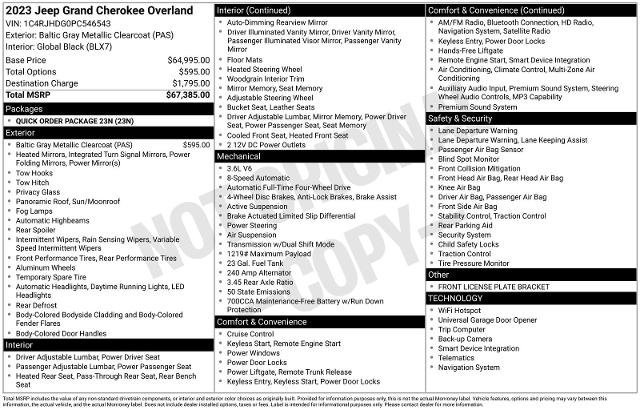 Used 2023 Jeep Grand Cherokee Overland image 26