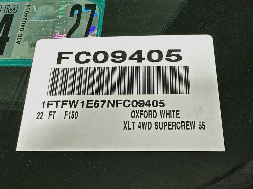 Certified 2022 Ford F150 XLT w/ Equipment Group 302A High image 22