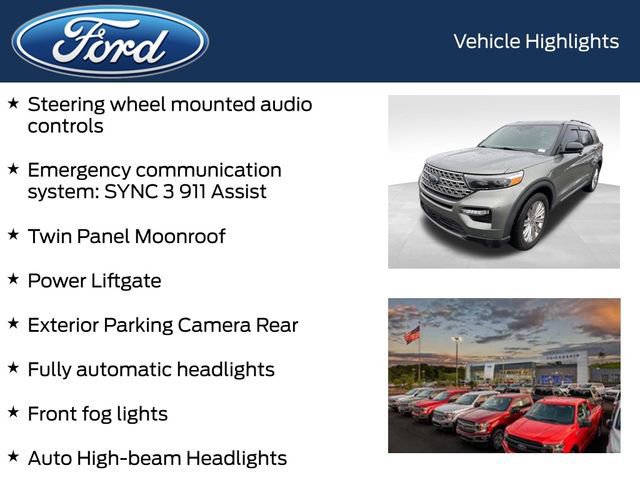 Certified 2020 Ford Explorer Limited w/ Class III Trailer Tow Package image 9