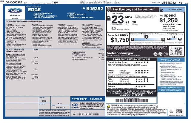 Certified 2020 Ford Edge ST-Line w/ Cold Weather Package AWD/4WD image 13