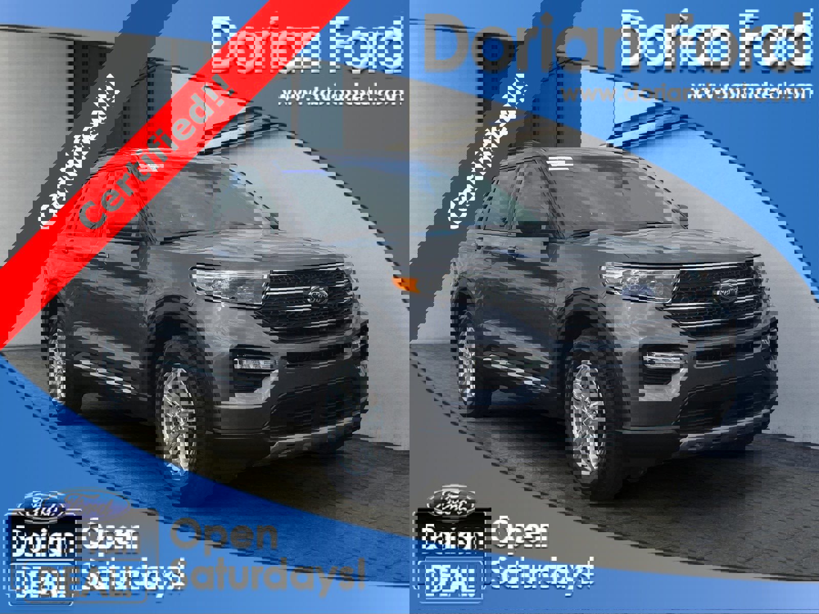 Certified 2022 Ford Explorer XLT w/ Equipment Group 202A image 7