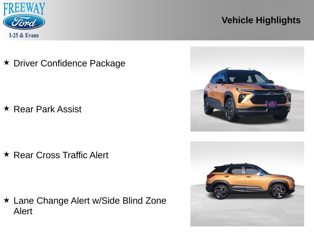 Used 2024 Chevrolet TrailBlazer RS w/ Driver Confidence Package image 6