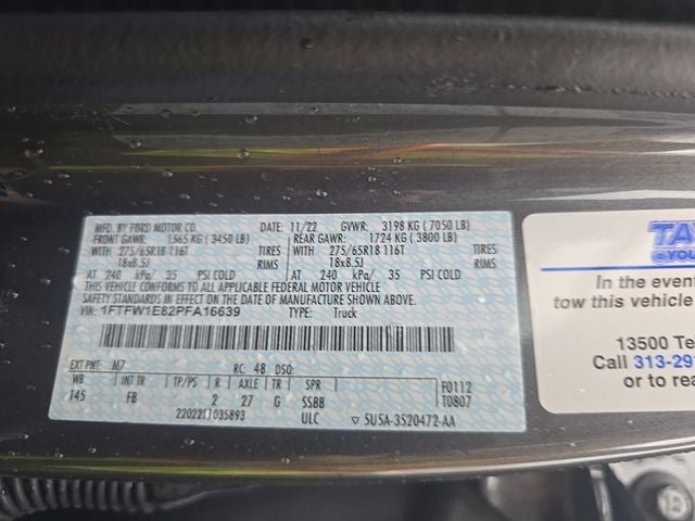Certified 2023 Ford F150 XLT w/ Equipment Group 302A High AWD/4WD image 22
