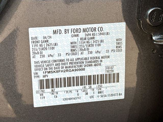 Certified 2024 Ford Explorer Limited w/ Limited Technology Package image 25