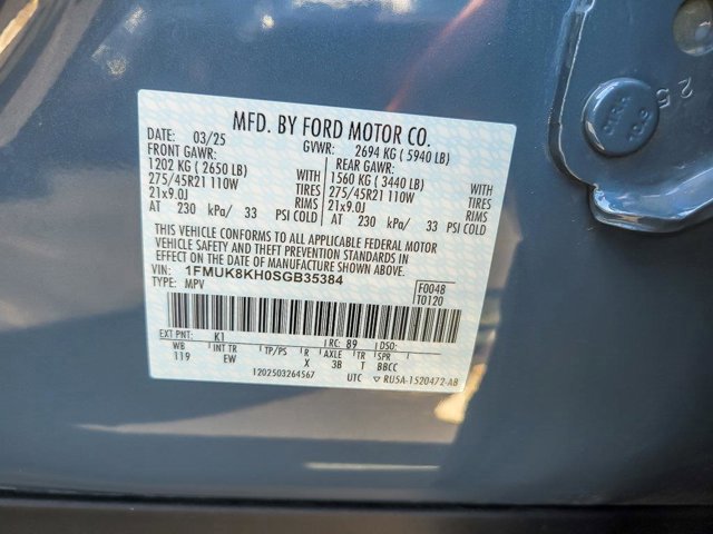 Certified 2025 Ford Explorer ST-Line w/ Premium Package AWD/4WD image 34