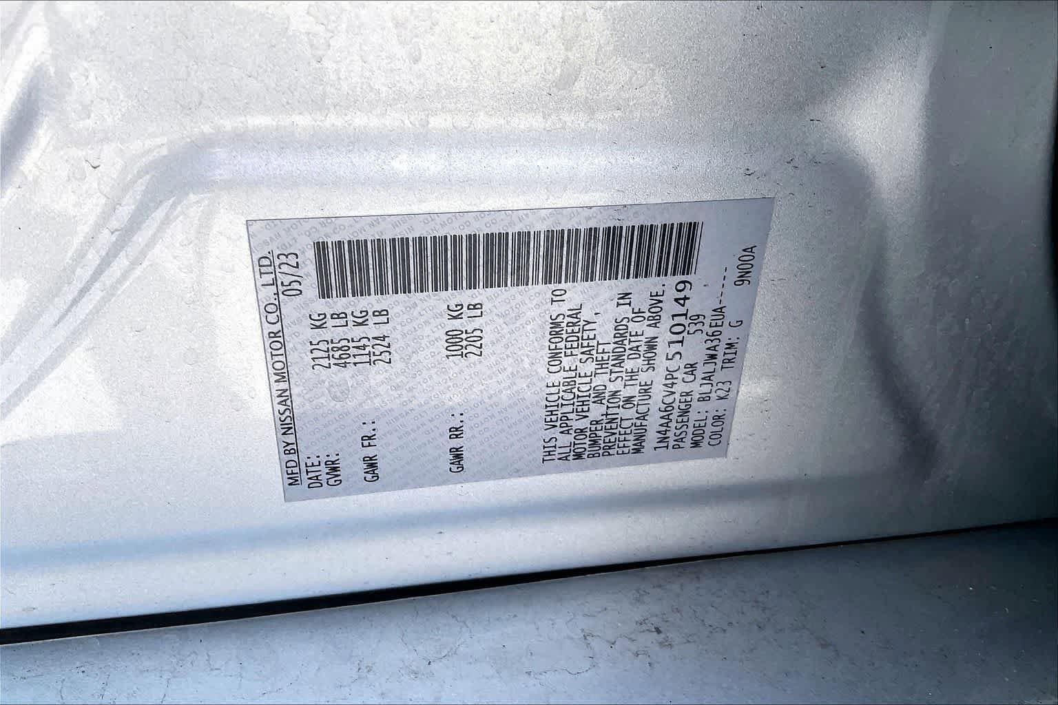 Used 2023 Nissan Maxima SV w/ Floor Mat Group FWD image 20