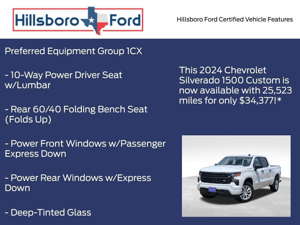 Used 2024 Chevrolet Silverado 1500 Custom image 8