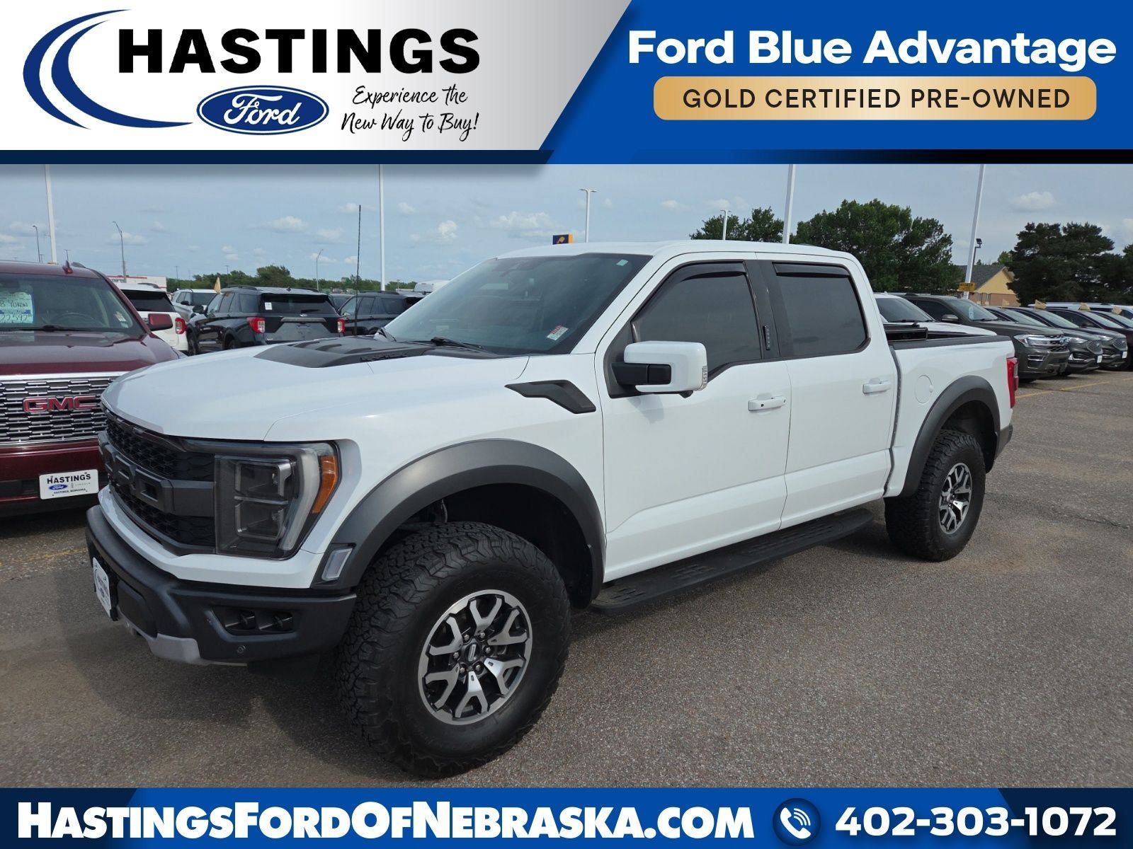 Certified 2022 Ford F150 Raptor w/ Equipment Group 801A High AWD/4WD image 1