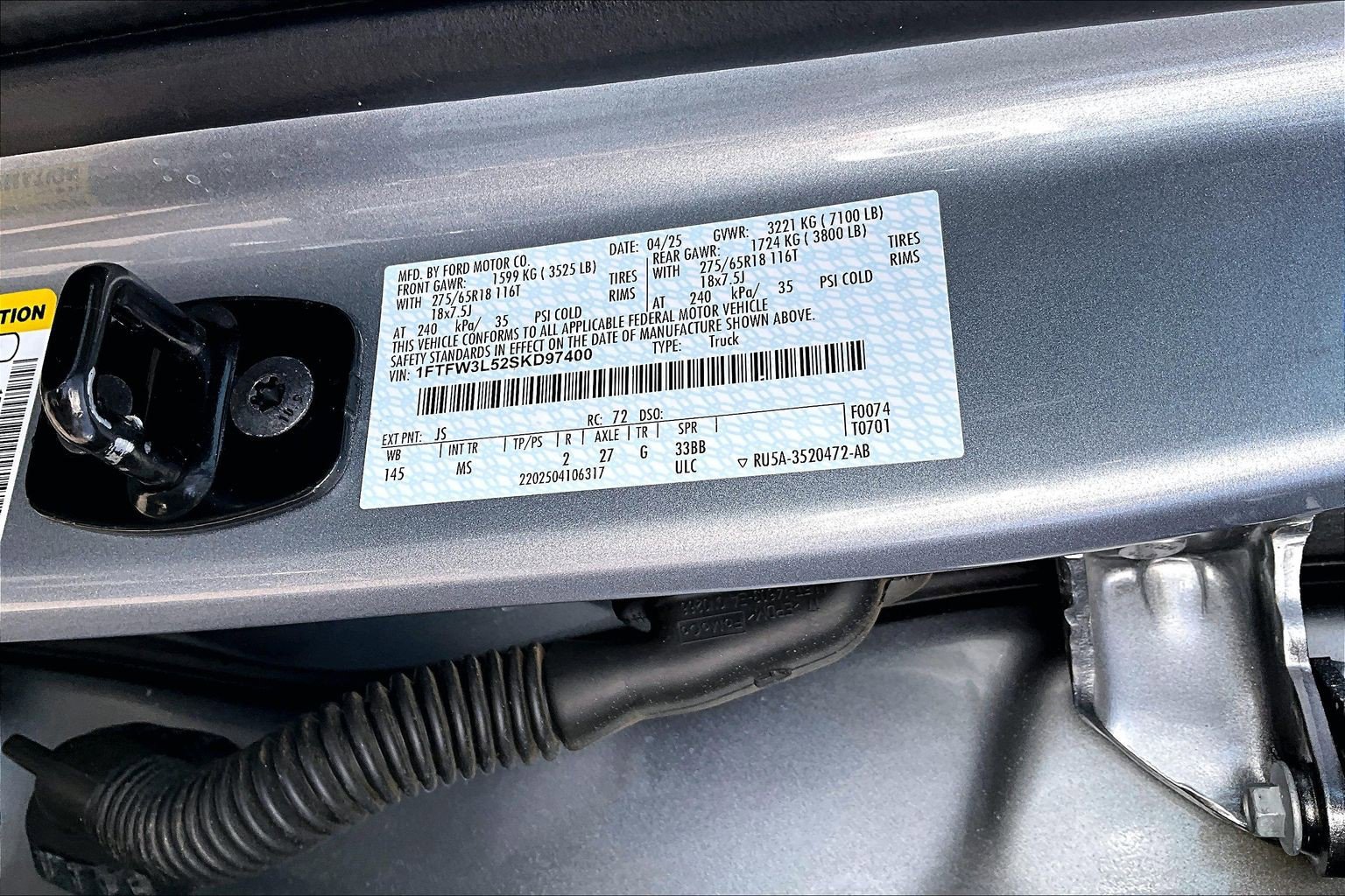 Certified 2025 Ford F150 XLT w/ Equipment Group 301A Standard AWD/4WD image 20