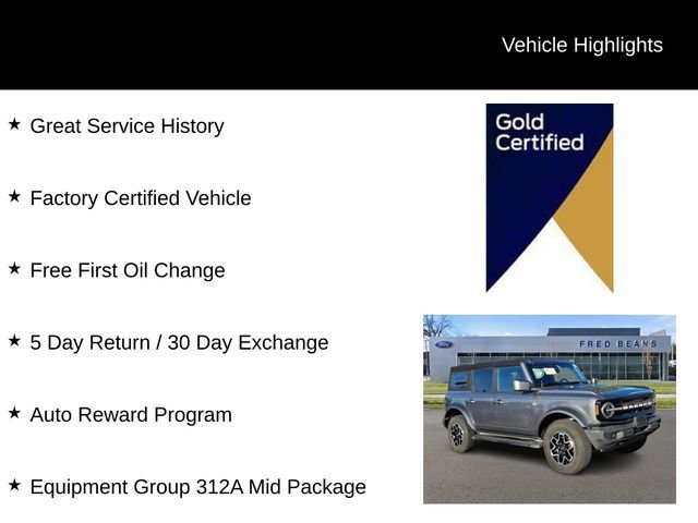 Certified 2022 Ford Bronco Outer Banks image 9