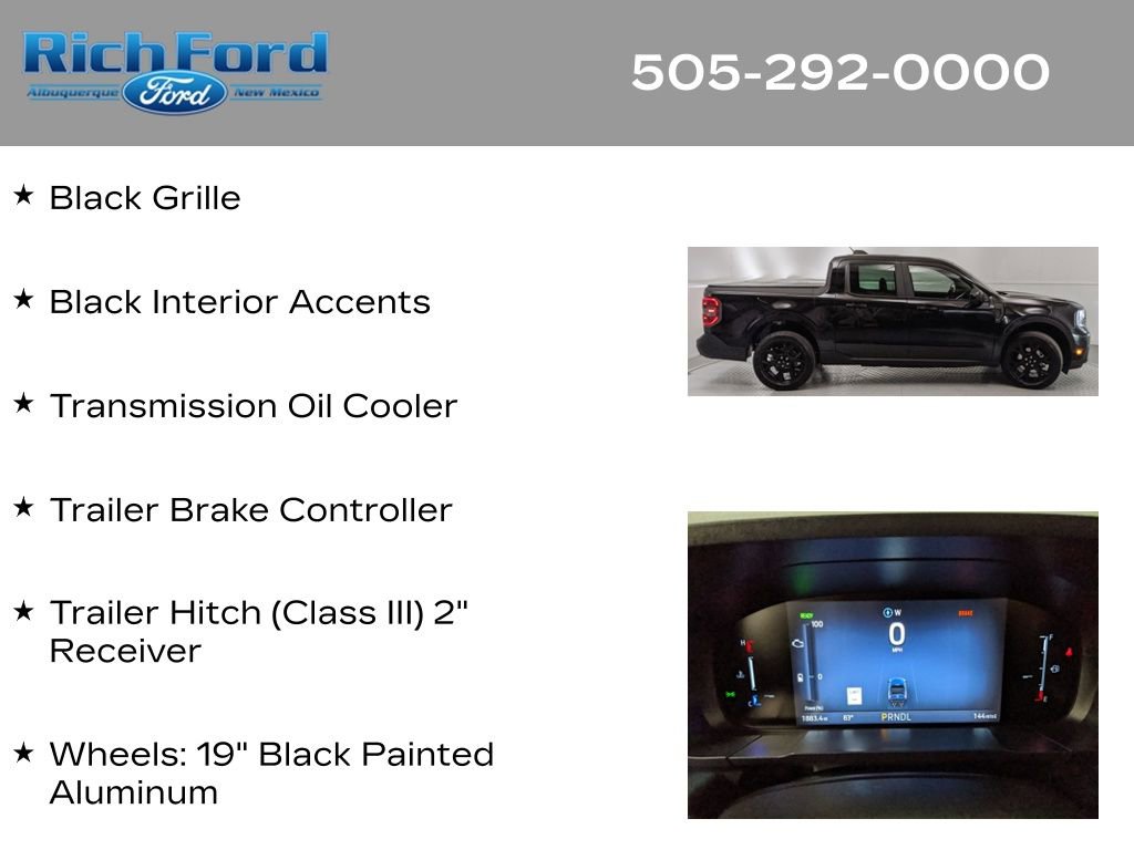 Certified 2025 Ford Maverick Lariat w/ Black Appearance Package AWD/4WD image 27