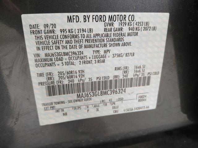 Certified 2021 Ford EcoSport SE image 21