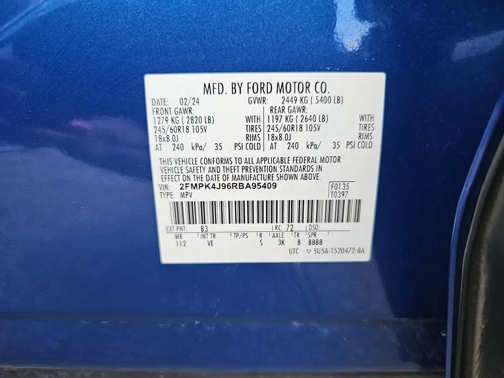 Certified 2024 Ford Edge SEL AWD/4WD image 34