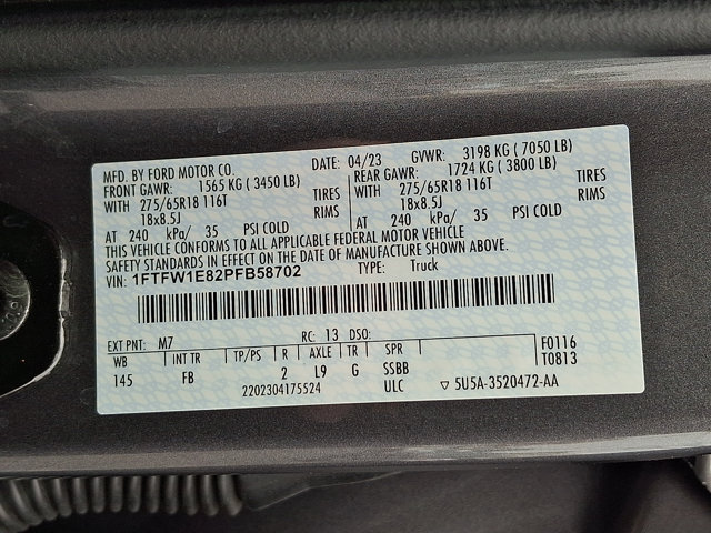 Certified 2023 Ford F150 XLT w/ Equipment Group 302A High AWD/4WD image 27
