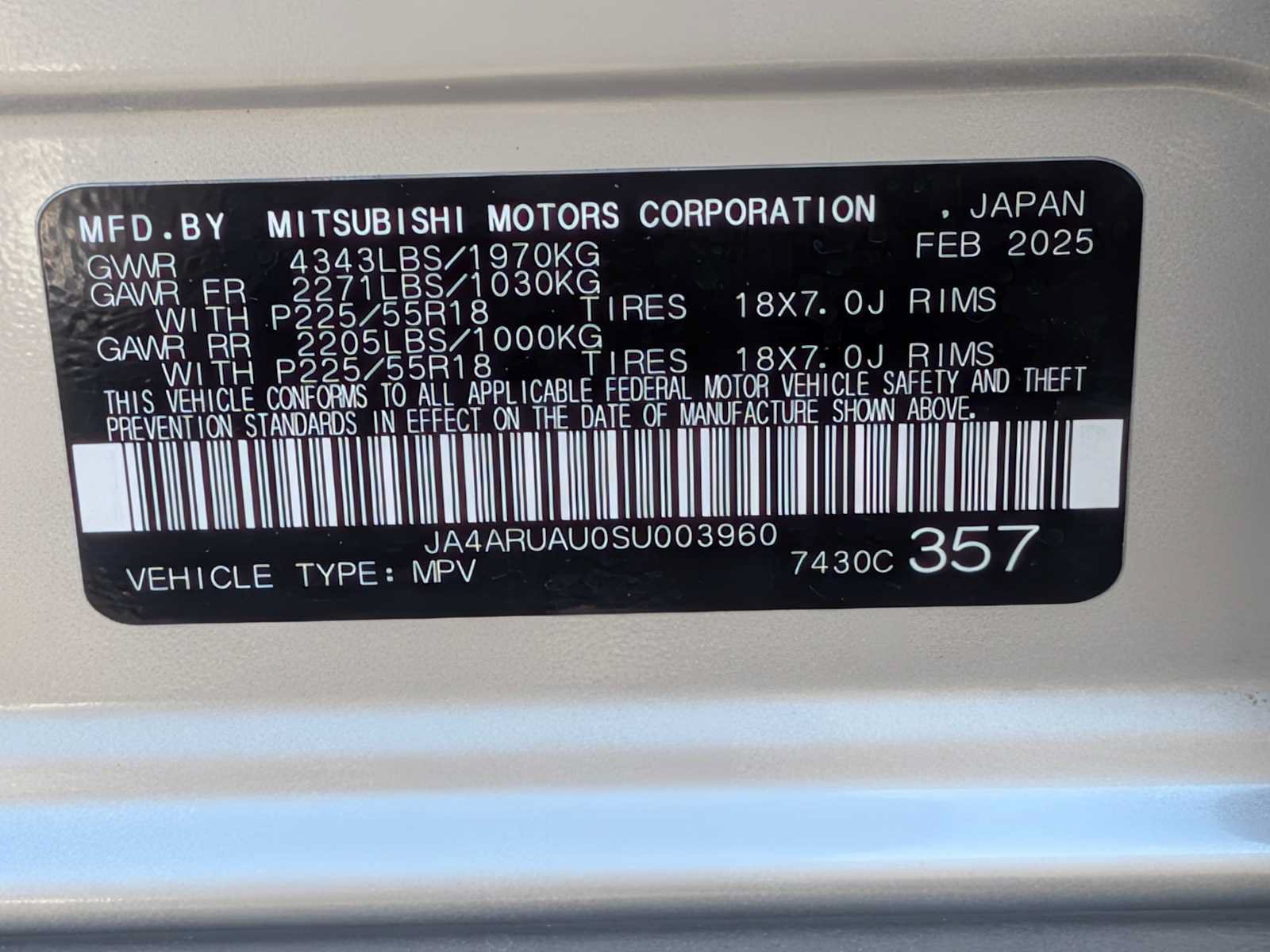 Used 2025 Mitsubishi Outlander Sport ES AWD/4WD image 34