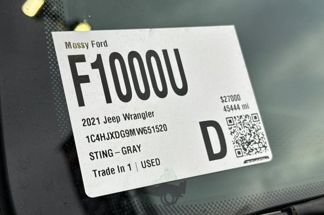 Used 2021 Jeep Wrangler Unlimited Sport image 3