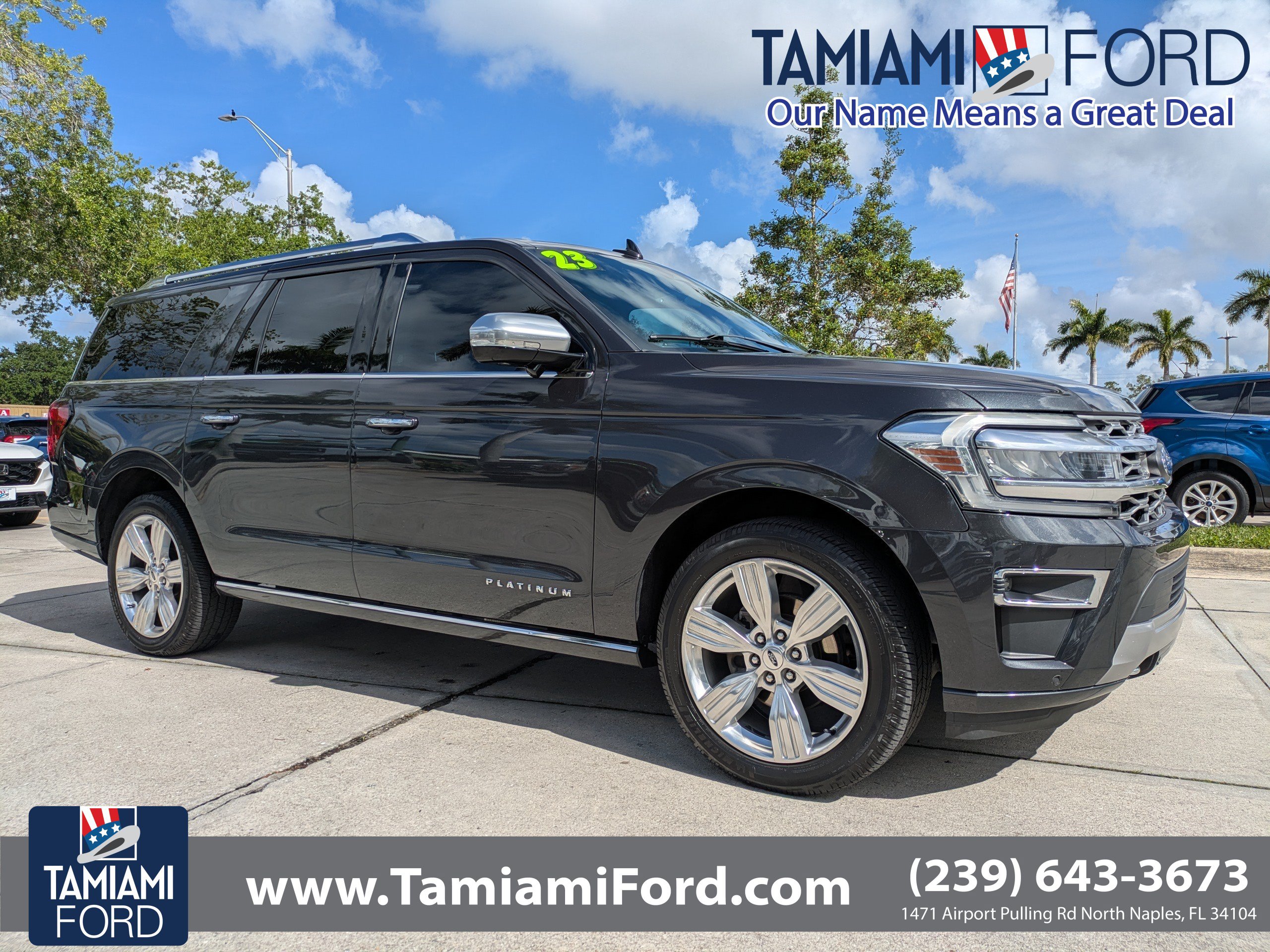 Certified 2023 Ford Expedition Max Platinum AWD/4WD image 1