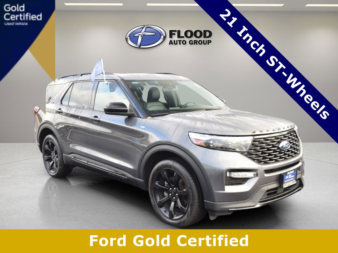Certified 2024 Ford Explorer ST-Line w/ Class IV Trailer Tow Package image 1