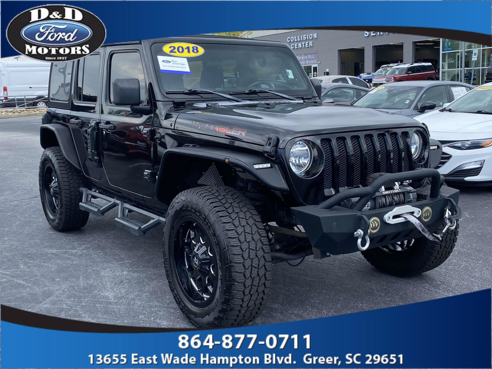 Used 2018 Jeep Wrangler Unlimited Sport S AWD/4WD image 1