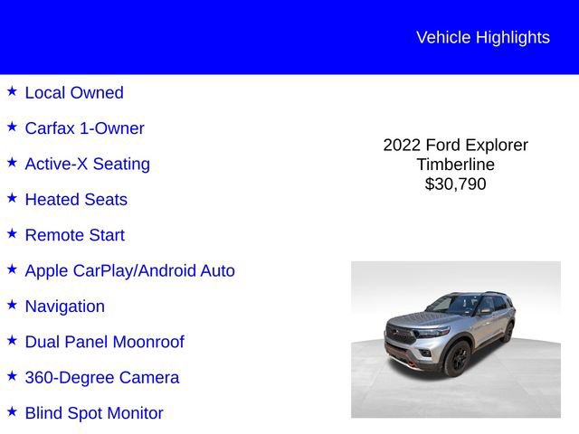 Certified 2022 Ford Explorer Timberline AWD/4WD image 2
