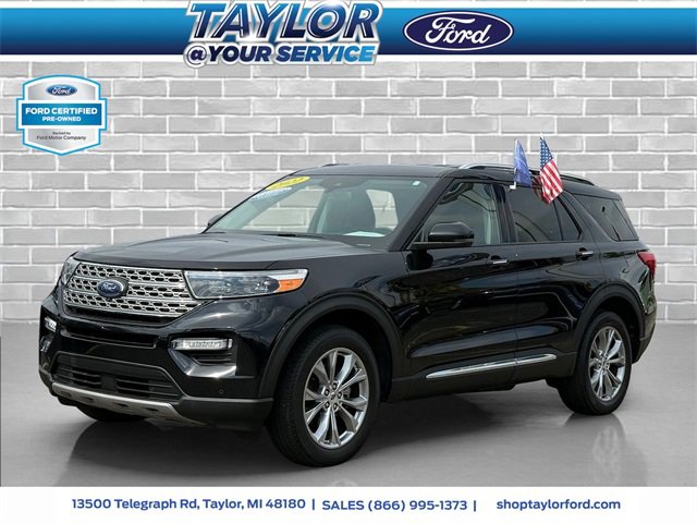 Certified 2022 Ford Explorer Limited w/ Equipment Group 301A image 1