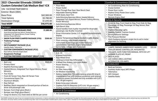 Used 2021 Chevrolet Silverado 2500 Custom w/ Custom Value Package image 29