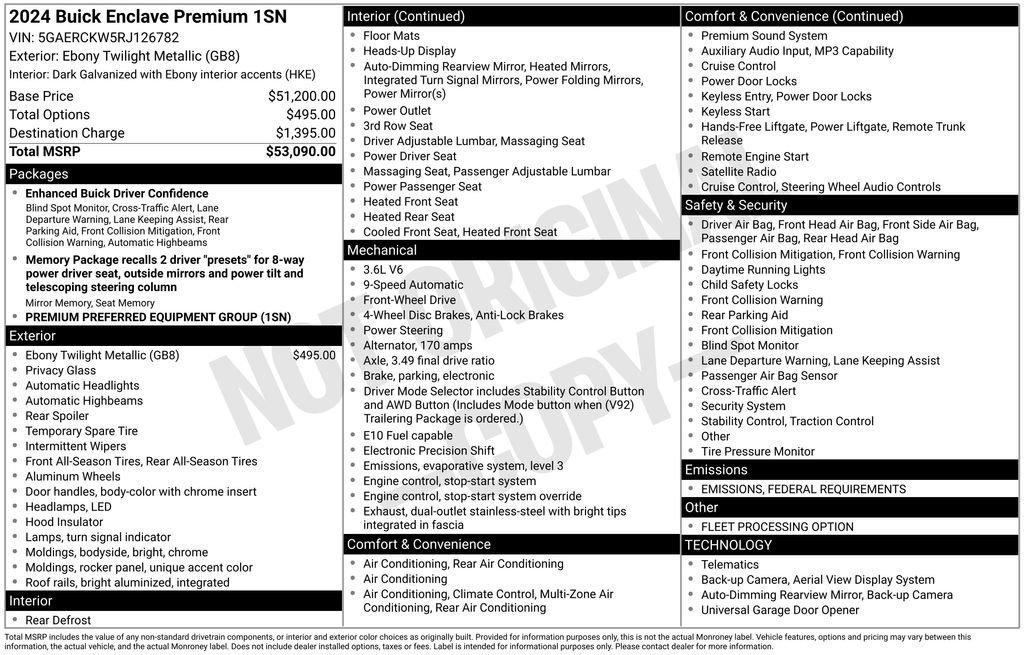 Used 2024 Buick Enclave Premium image 33