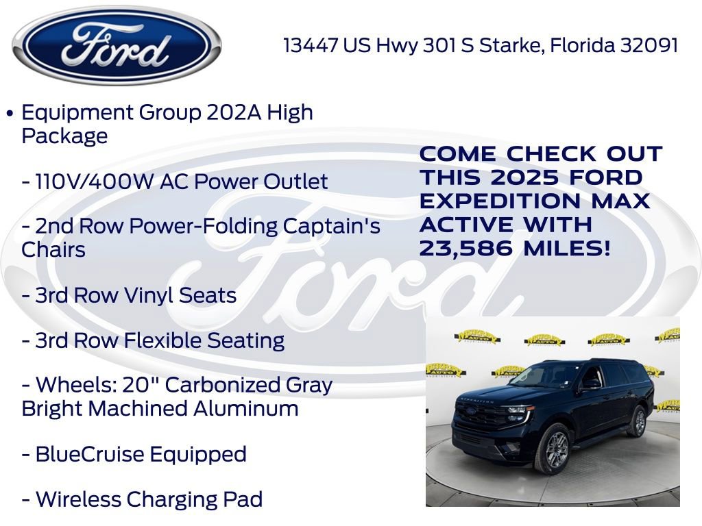 Certified 2025 Ford Expedition Max Active AWD/4WD image 22