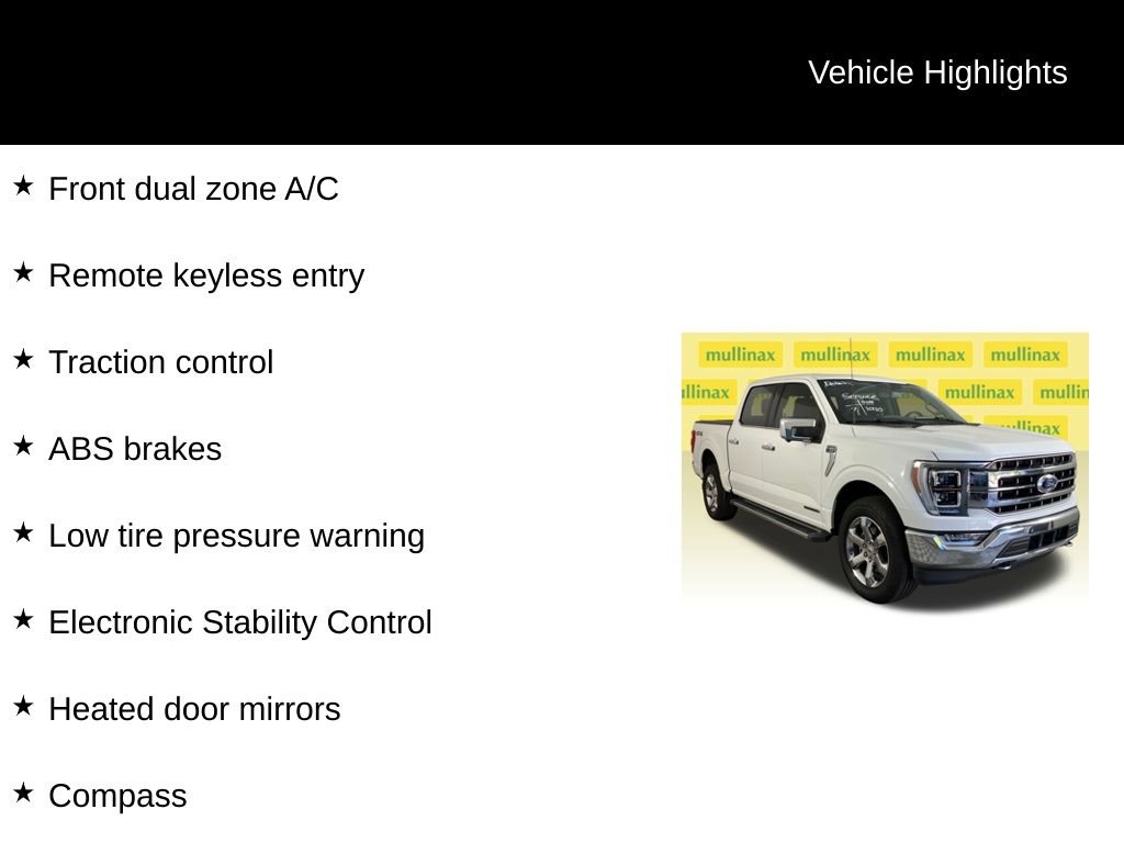 Certified 2021 Ford F150 Lariat w/ Equipment Group 502A High image 12