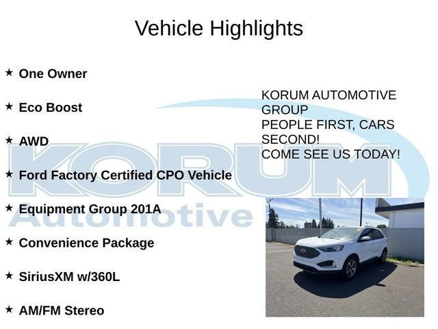 Certified 2024 Ford Edge SEL w/ Convenience Package AWD/4WD image 4