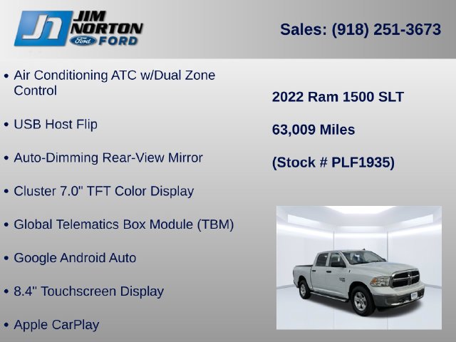 Used 2022 RAM 1500 Classic SLT w/ Electronics Group AWD/4WD image 39