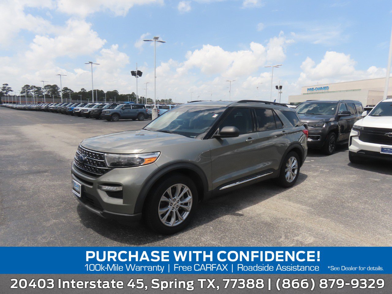 Certified 2020 Ford Explorer XLT w/ Equipment Group 202A RWD image 2