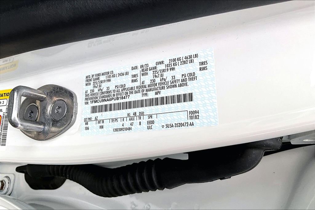 Certified 2023 Ford Escape ST-Line Select w/ Tech Pack #2 image 31