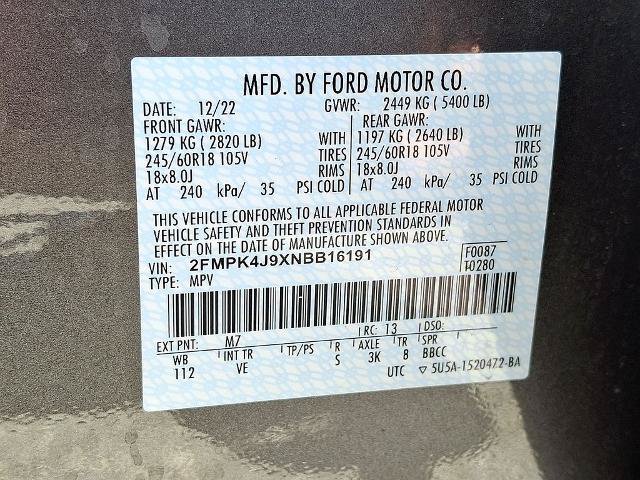 Certified 2022 Ford Edge SEL w/ Convenience Package AWD/4WD image 27