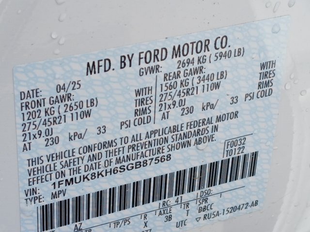 Certified 2025 Ford Explorer ST-Line w/ Premium Package AWD/4WD image 20
