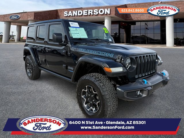 Used 2021 Jeep Wrangler Unlimited Rubicon 4xe w/ Cold Weather Group AWD/4WD image 8