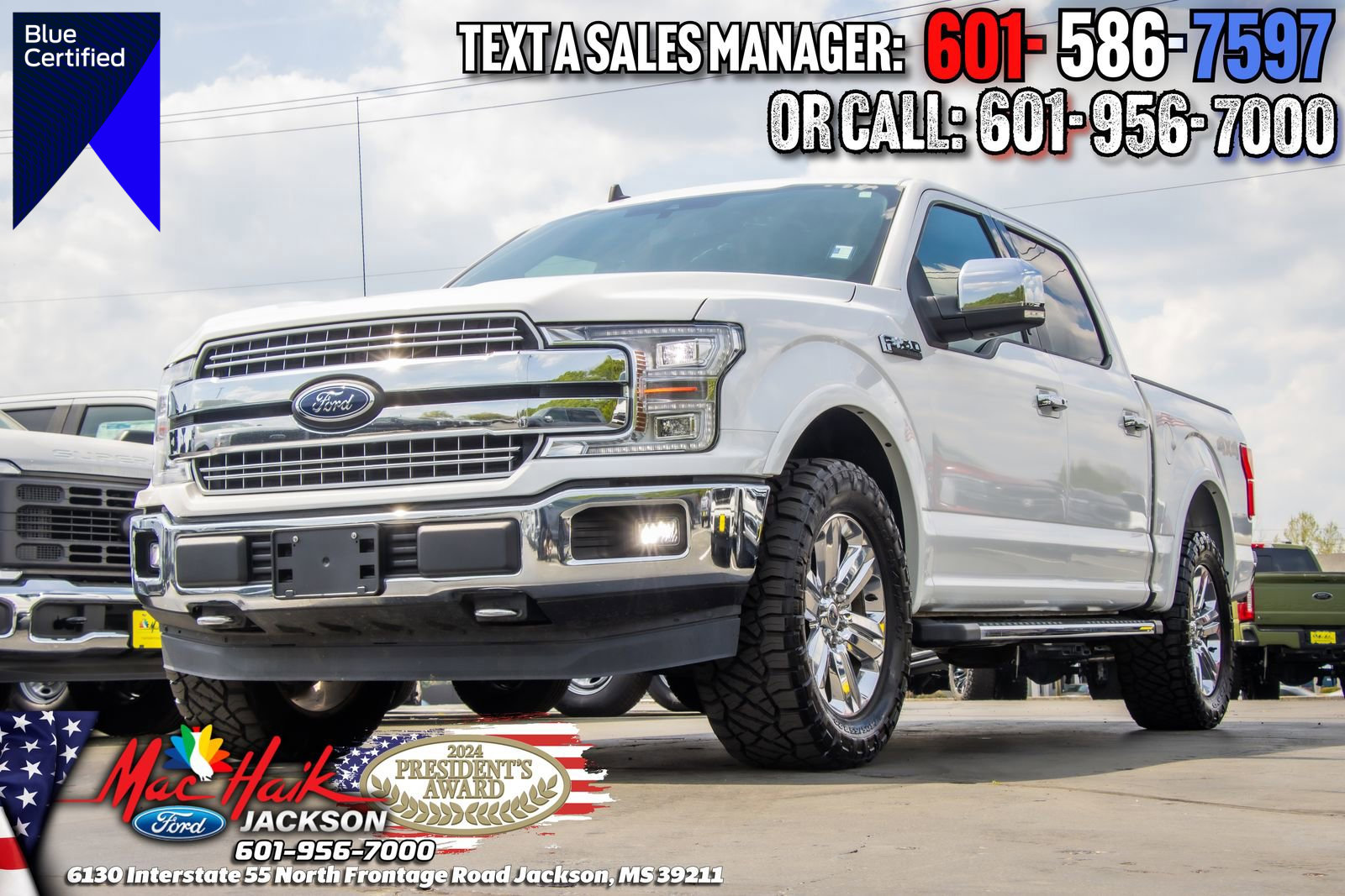 Certified 2020 Ford F150 Lariat w/ Equipment Group 502A Luxury