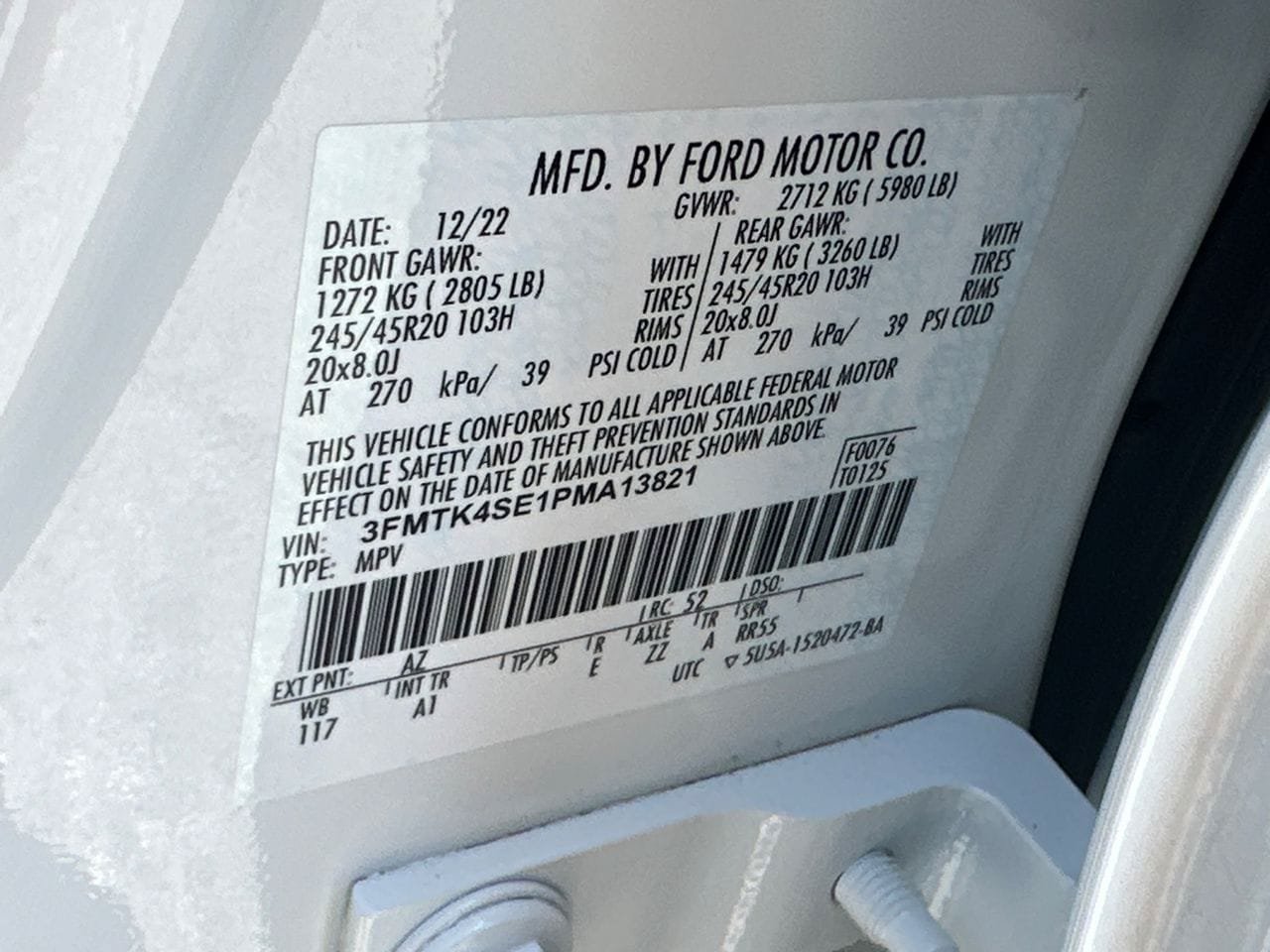 Certified 2023 Ford Mustang Mach-E GT AWD/4WD image 36