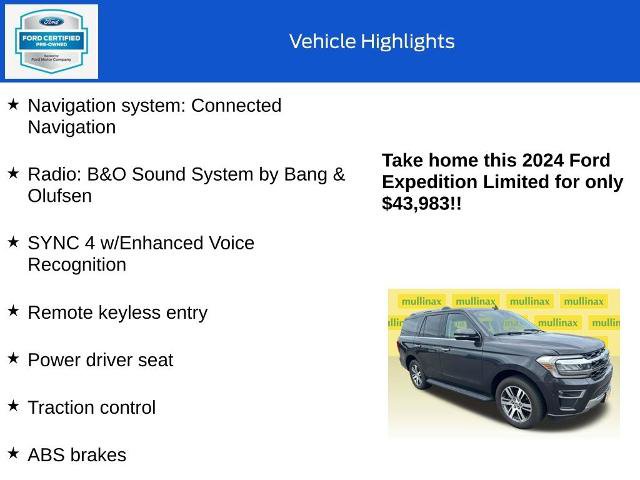 Certified 2024 Ford Expedition Limited AWD/4WD image 10