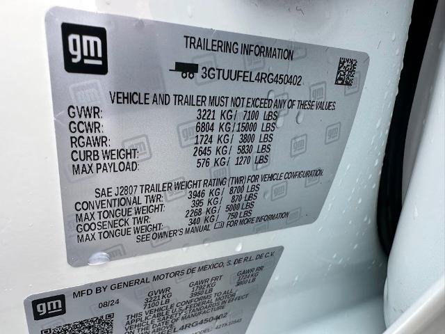 Used 2024 GMC Sierra 1500 AT4X AWD/4WD image 20