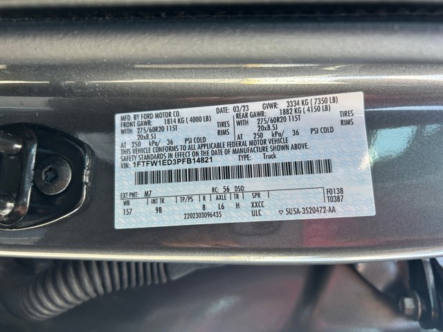 Certified 2023 Ford F150 Platinum w/ Equipment Group 701A High image 26