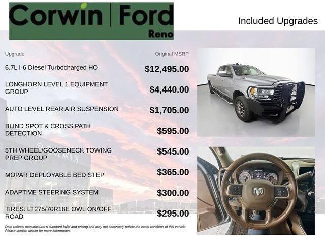 Used 2022 RAM 3500 Limited AWD/4WD image 3