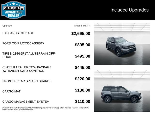 Certified 2021 Ford Bronco Sport Badlands w/ Badlands Package AWD/4WD image 6