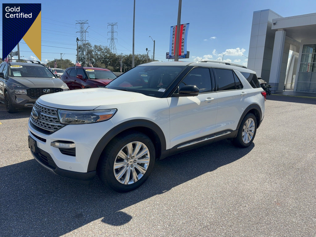 Certified 2022 Ford Explorer Limited w/ Limited Technology Package RWD image 1
