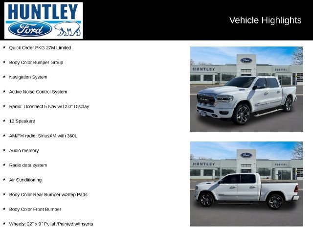 Used 2023 RAM 1500 Limited w/ Body Color Bumper Group AWD/4WD image 2